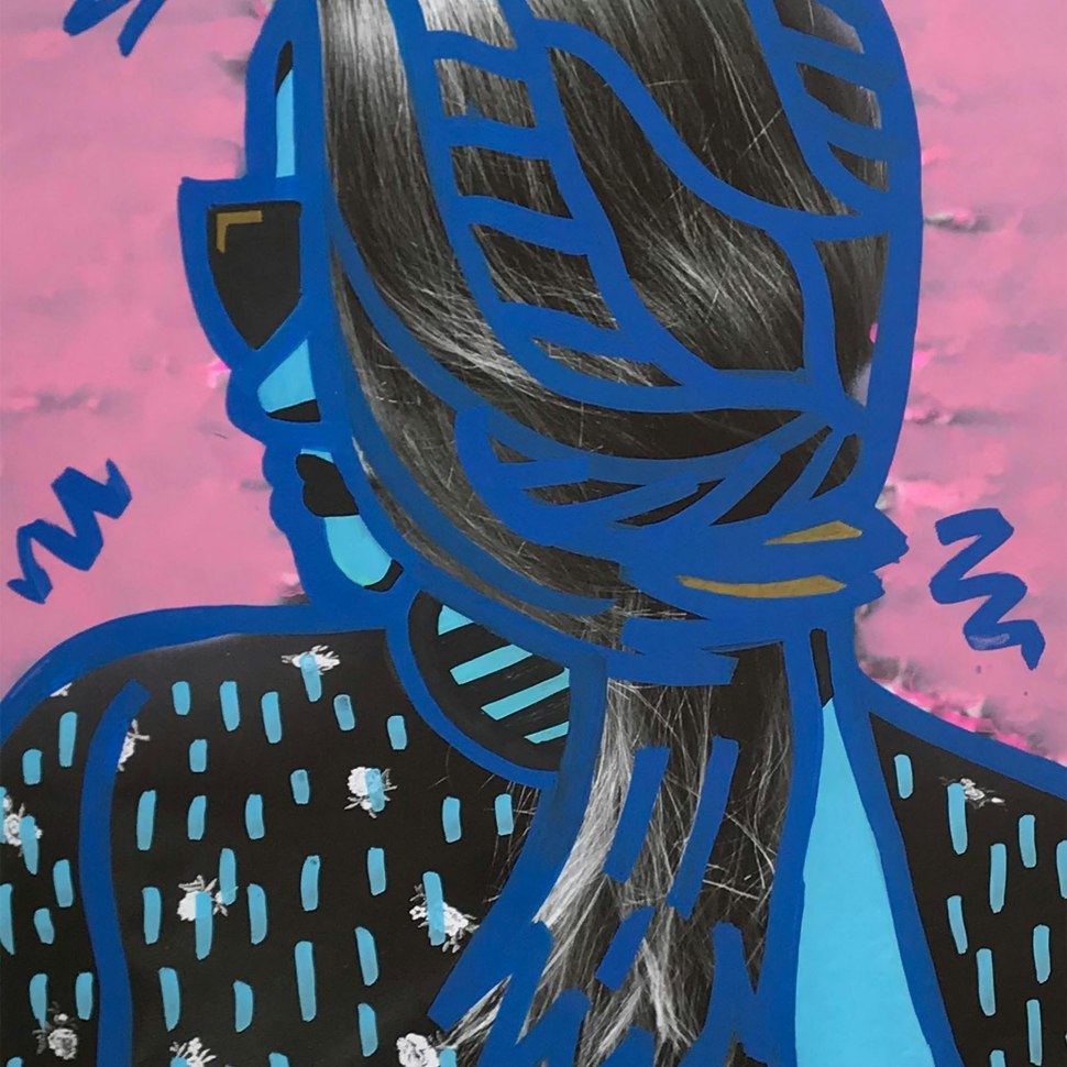 A vibrant and detailed vector illustration of a modern cityscape with colorful buildings and abstract elements.