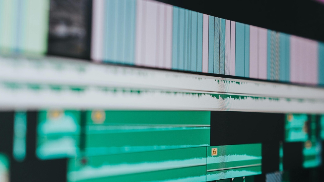 Professional voice over artist recording in a studio for high-quality Voice Over videos.